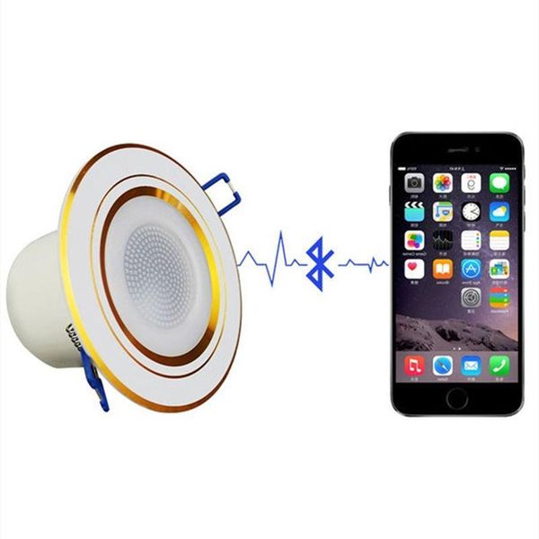 

downlights mobile phone bluetooth control led ceiling downlight app remote round for bar cafe dining room parlor