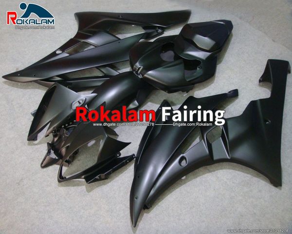 

for yamaha yzf-r6 yzf r6 2006 2007 yzf 600 yzf600 06 07 matte black motorbike fairings (injection molding)