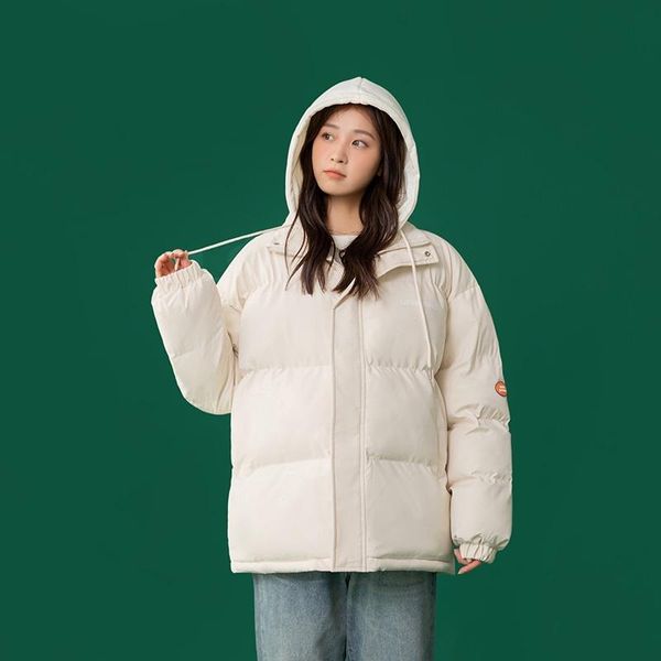 

women's down & parkas parka female 2021 winter coat women jacket hooded warm casual fashion clothing gray, Black