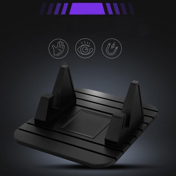 

silicone car phone holder mobile stand flat lazy cup mount holder#e25 cell mounts & holders