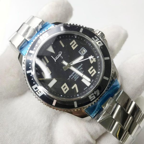 

wristwatches mens automatic mechanical luxury watch sapphire glass luminous 1884 sweeping, Slivery;brown