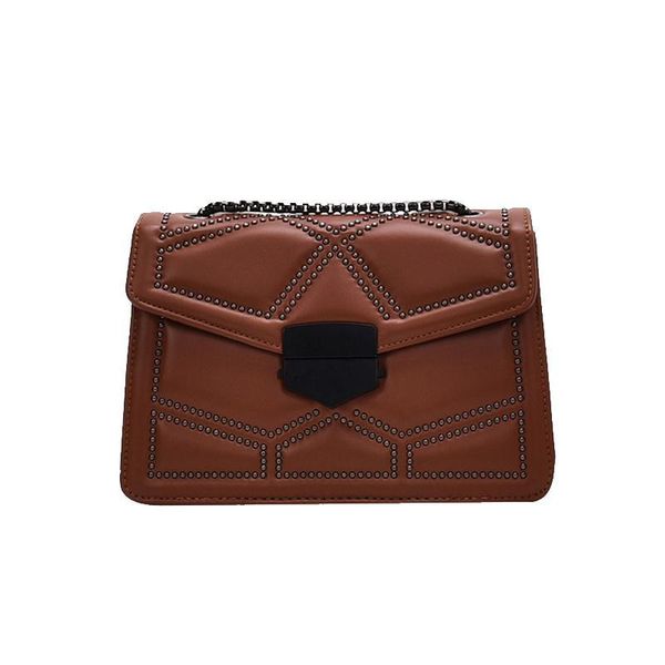 

handbag multi pochette bag crosbody sell vintage rivet pu leather for women 2021 chain deigner handbag lady trend cro body sh