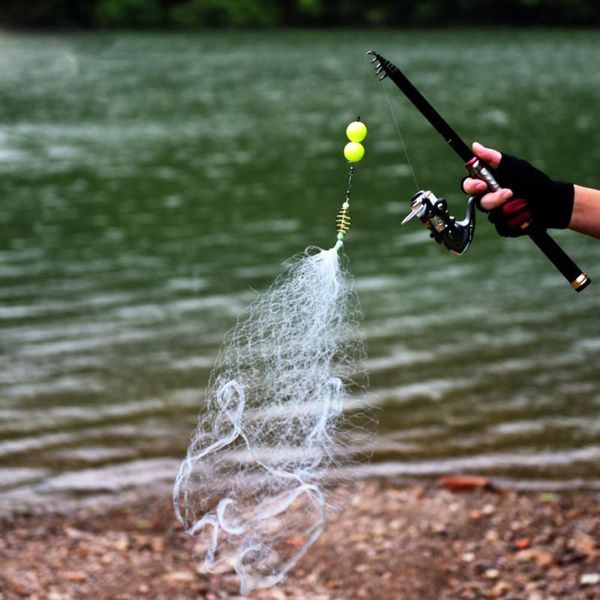 

fishing accessories 1pc net cage design copper spring shoal netting cope supplies mesh