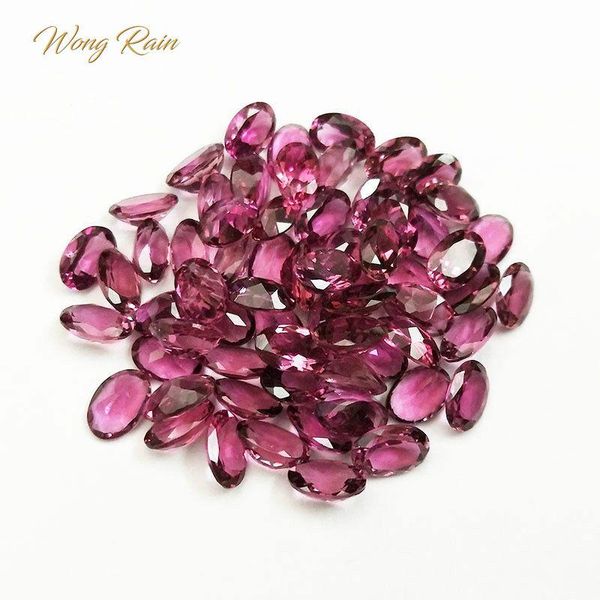 

loose gemstones wong rain 1 pcs natural 3 * 5 mm oval cut rubellite gemstone diy stones decoration jewelry wholesale lots bulk, Black