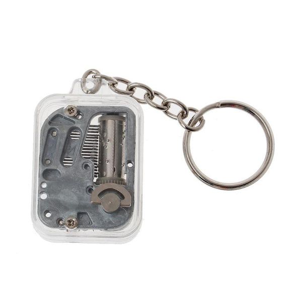 

jewelry pouches, bags kids diy music box movement keychain handy crank musical case fashion, Pink;blue