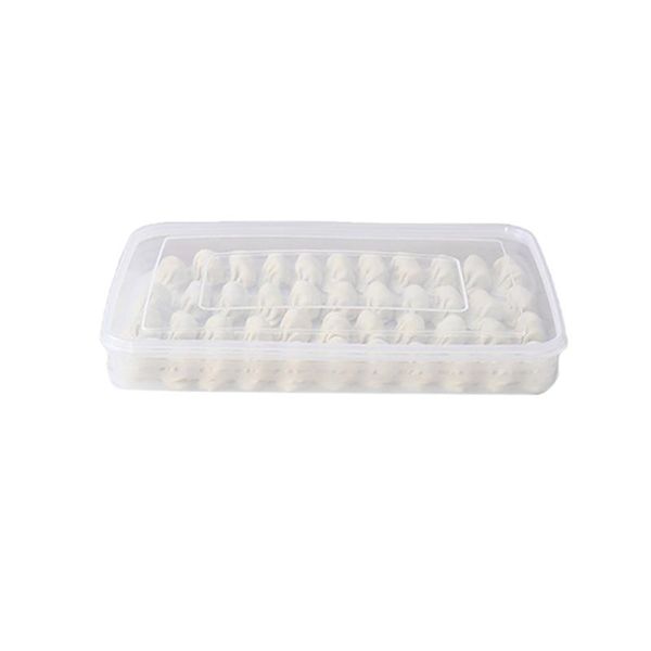 

storage bottles & jars single-layer kitchen food container ravioli egg fish seafood dumpling box refrigerator