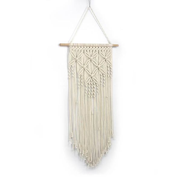 

-macrame wall hanging woven art macrame tapestry - boho home decor decorative objects & figurines