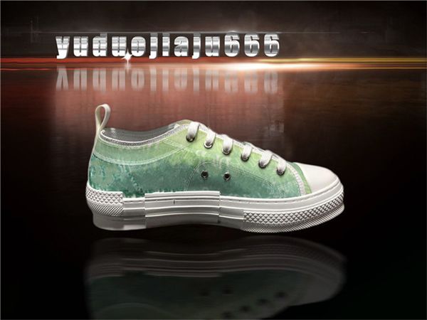 

technical running shoes outdoor 19ss obliques breathable women men platform leather flowers b23 trainers sport sneakers