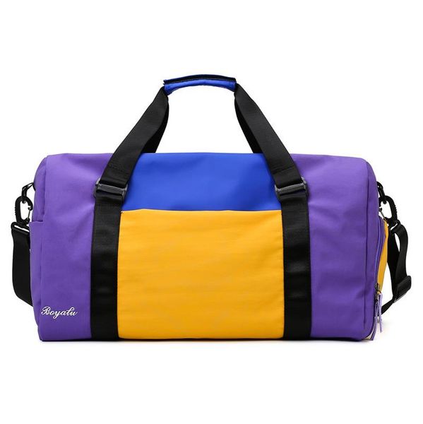 

women sport gym bag crossbody shoulder training handbag for fitness large waterproof travel duffel blosa outdoor bags