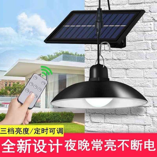

wilder new solar chandelier led super bright bulb outdoor waterproof and energy saving indoor double head lamp