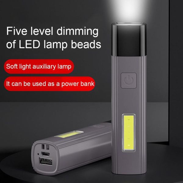 

flashlights torches cob mini outdoor working light xpg torch flashlamp car repair type c usb charging lantern super bright campin