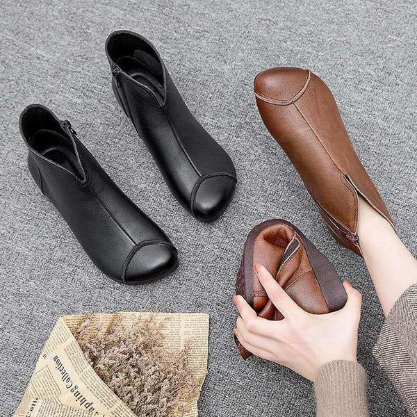 

boots shoes for women soled winter short zapatillas mujer femme, Black