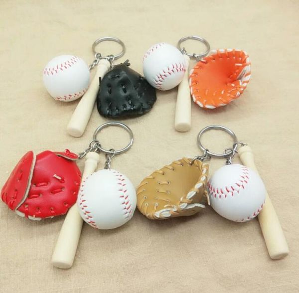 

keychains 100pcs/lot baseball keychain keyring key chains 3in1 ring, Silver