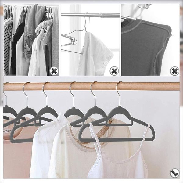 

pieces of children's hanger anti-skid velvet coat rack windproof jacket pants baby children clothes storage rack#30 hangers & racks