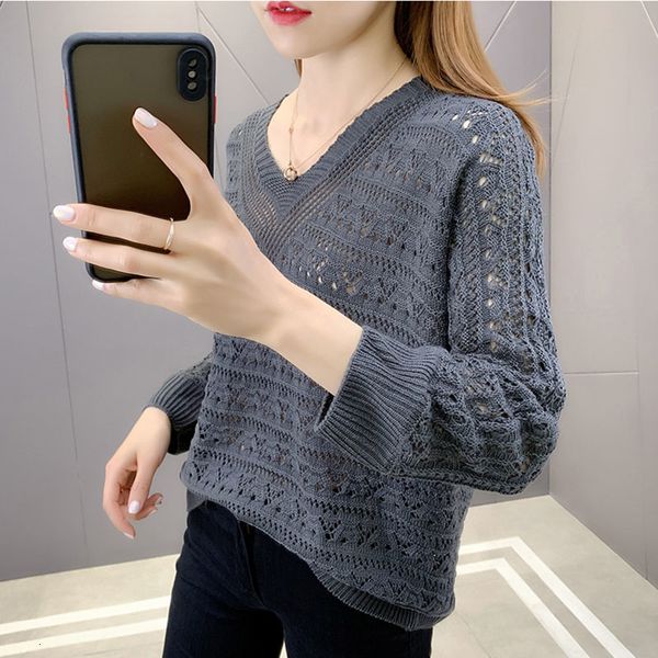 

women's sweaters oce out fine knitted sweater with low neckline in v casual crochet female pullover pullovers pull women's 0plo, White;black