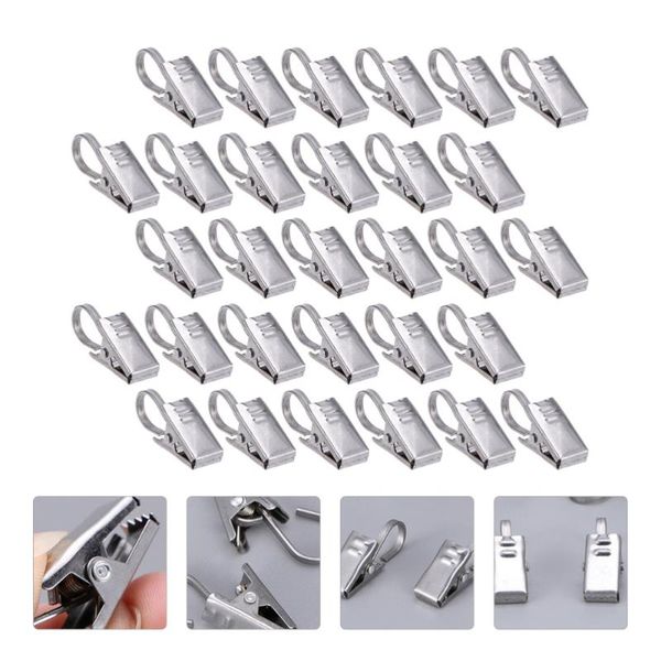 

curtain & drapes 40pcs hook clip shower useful clamp