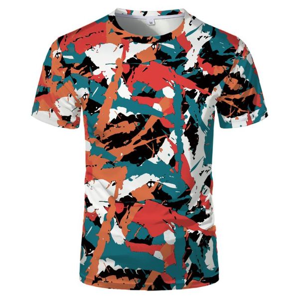 

men's t-shirts summer 3dt shirt casual street print black short sleeve fashion funny white t-shirt high color, White;black