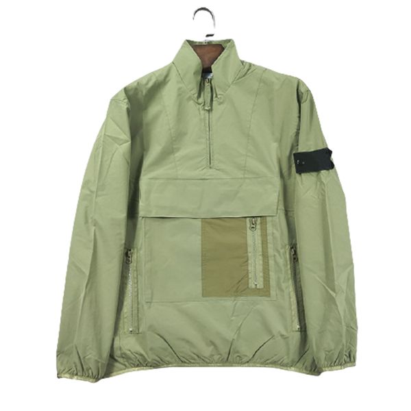 

windproof men's jacket quick dry solid color hip hop casual coat, Black;brown