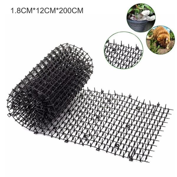 

cat carriers,crates & houses garden scat mats anti-cat dogs repellent mat prickle strips keep cats away safe plastic spike thorn network pet