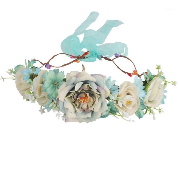 

burgundy succulent flower crown wedding floral headpiece festival hair wreath bridal accessories for girls headbands1