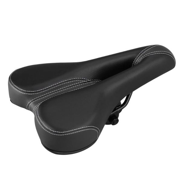 

simple mountain bike saddle practical seat cushion comfortable riding for outdoor outside (black) saddles