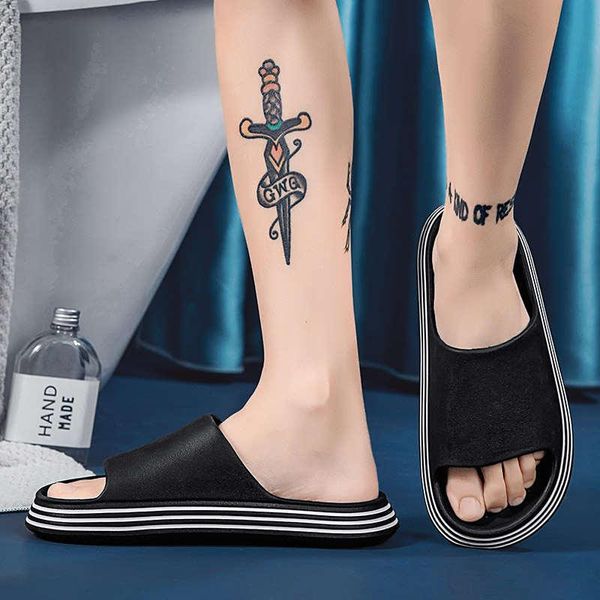 

slippers women's flip flops rubber for girls leather sandals woman's shoe tennis walking working trainers, Black