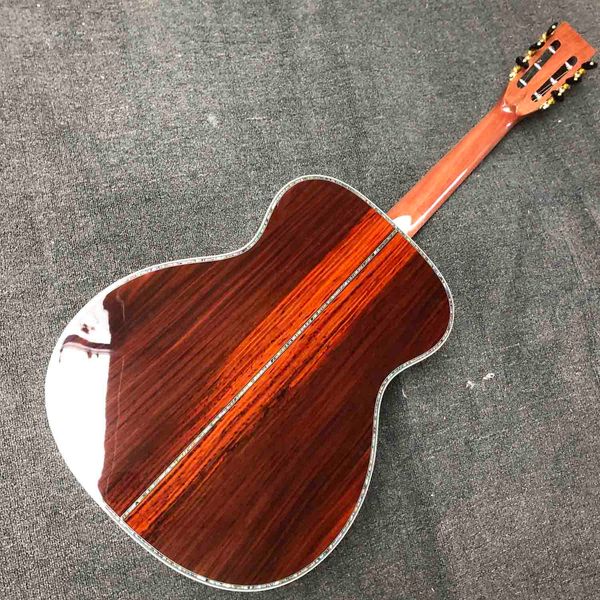 

custom ebony fingerboard classic acoustic guitar aaaa all solid wood