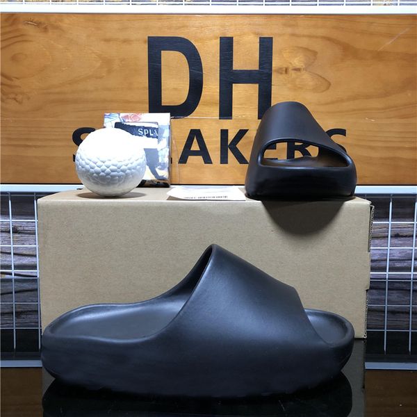 

slides graffiti bone resin desert sandy rubber slippers summer brown flat men women beach foam runner size 36-45, Black