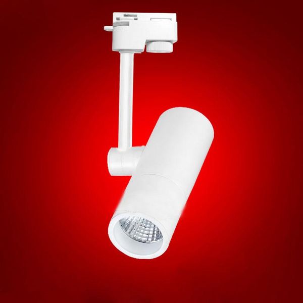 

track lights fanlive 10pcs 5w 7w 10w cob light spot wall lamp spotlight rail tracking led ac110v/220v 2wire tracklight