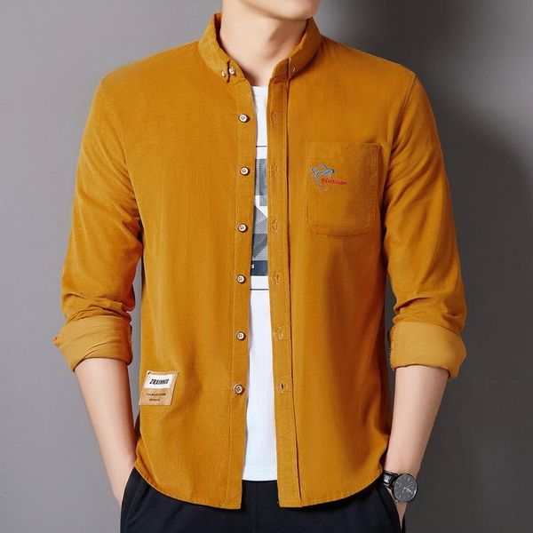 

men's casual shirts 100% cotton fashion brand streetwear button down trending cargo shirt men long sleeve clothes, White;black