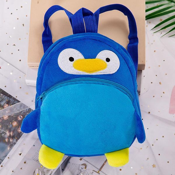 

fashion children school bags 3d cartoon print plush kids backpack kindergarten boys and girls mini book bag