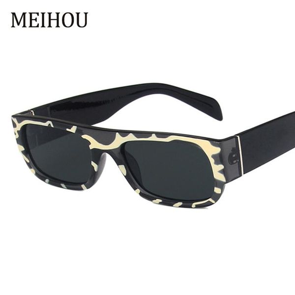 

sunglasses fashion rectangle brand women men vintage square trending sun glasses female shades uv400 eyewear, White;black
