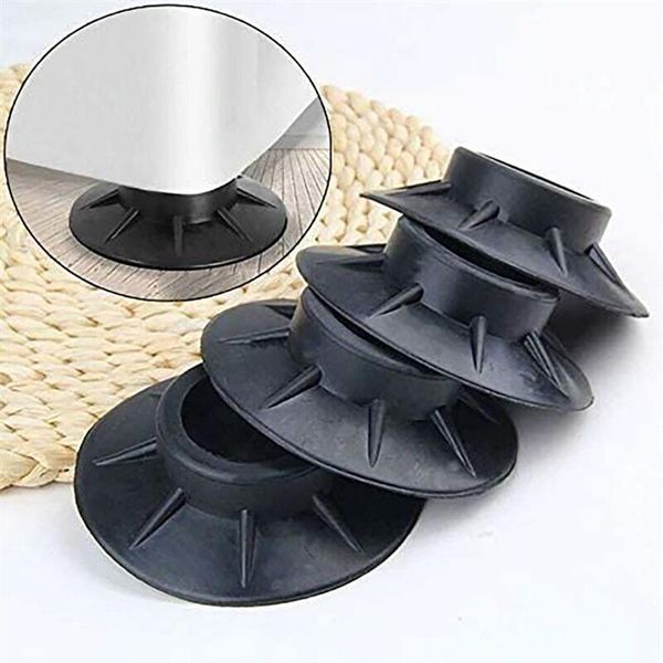 

bath accessory set 4pcs anti-vibration washing machine support flooring protector anti walk feet for washer and dryer bathroom accessories b
