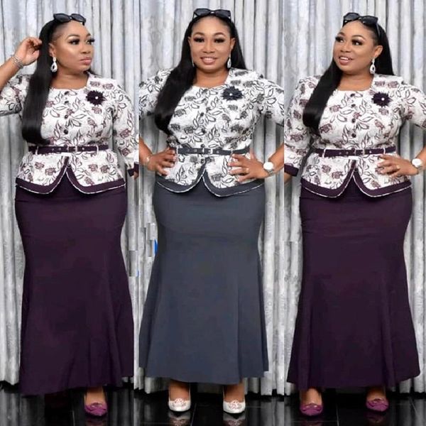 

ethnic clothing 2 piece set african dresses for women africa fashion print and dress suits elegant party dashiki skirt sets ladies, Red