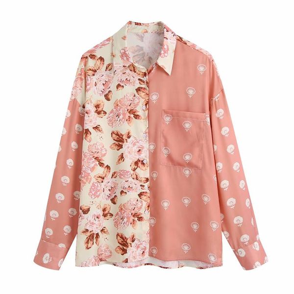 

women's tracksuits women sweet patchwork floral print casual shirt and lace up elastic waist pantalone shorts female chic two-piece sui, Gray