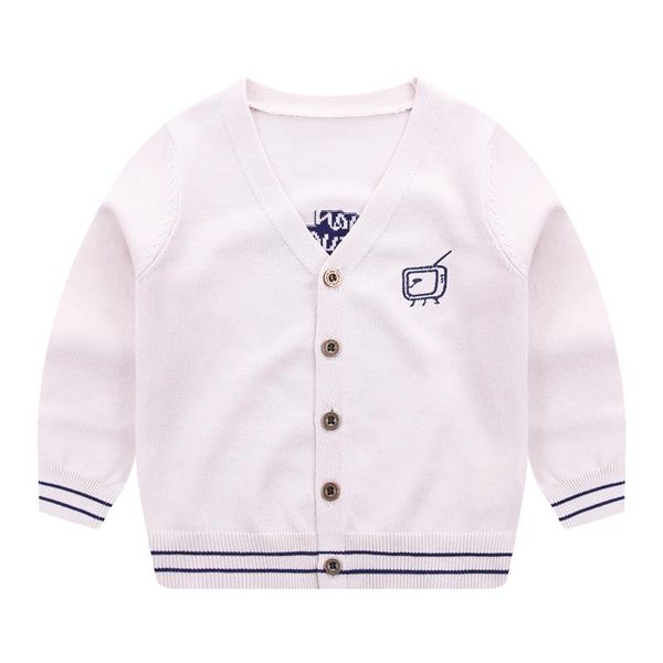 

boys girl sweaters cardigan shirt jacket winter autumn long sleeves toddler kids spring clothes children's clothing pullover, Blue