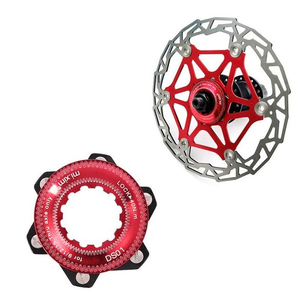 

bike locks centerlock to 6-hole adapter, center lock conversion 6 hole brake disc, for bolt, bicycle adapter bolt