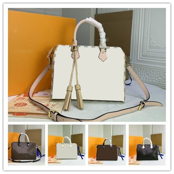 

designer luxury damier azur speedy 30 boston hand bag size:30*21*17cm