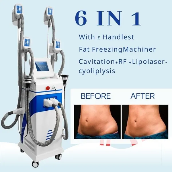 Più nuovo Fat Freeze Macchina dimagrante Rf Cavitazione Lipolaser Rimozione Pelle Rafforzamento Face Lift Radiofrequenza Cryo Slim Salon