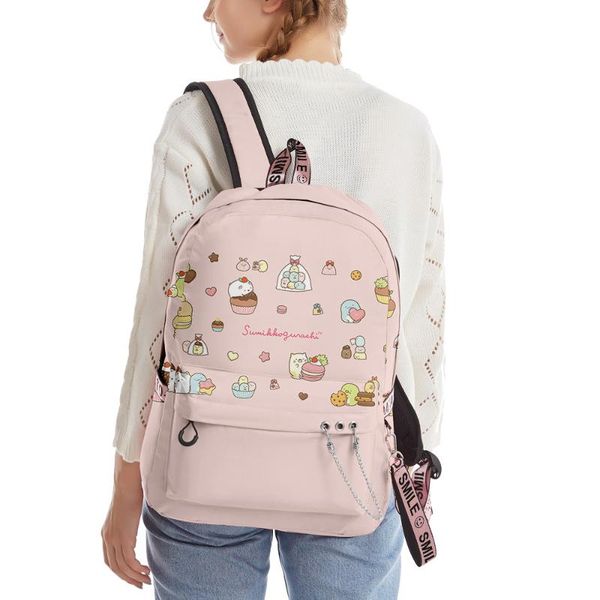 

backpack 3d cartoon sumikkogurashi bags women men oxford waterproof schoolbag boys girls teenager laptop
