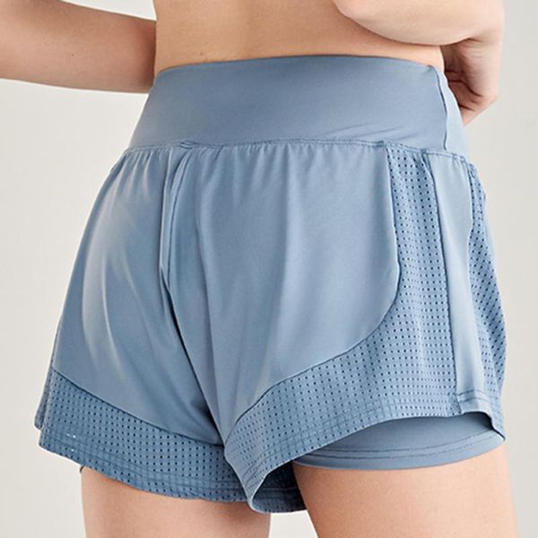 

women running workout shorts with liner 2 in 1 athletic sport quick dry elastic wasit fea889 gym clothing, White;black