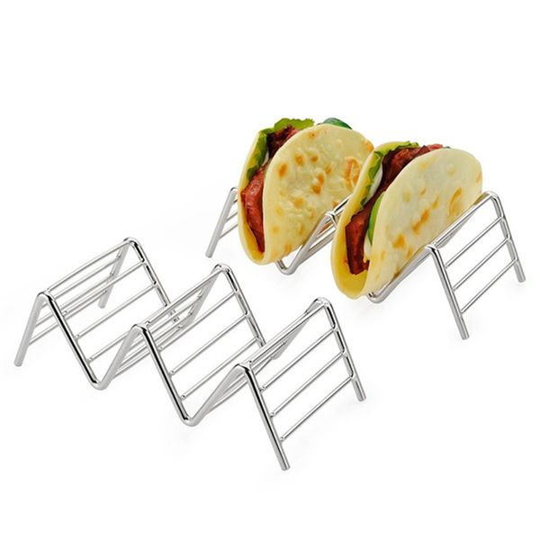 

stainless steel taco holder 1/2/3/4 keeps truck tray grill wholesale