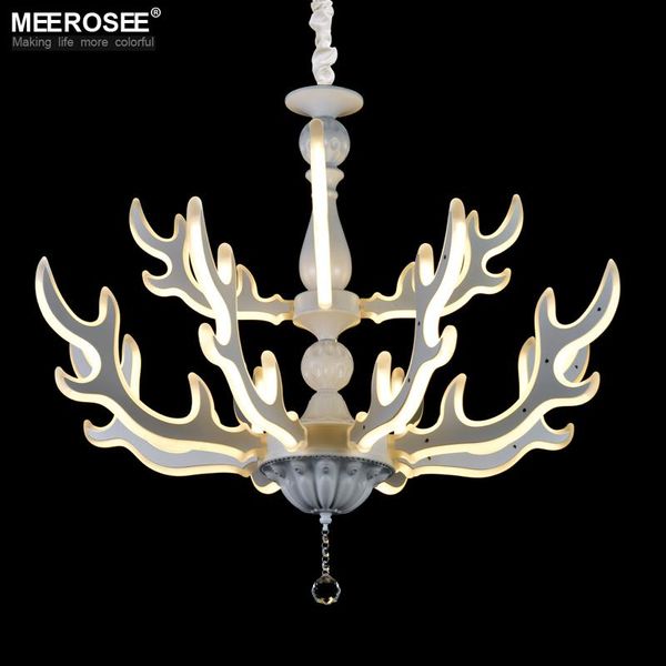 Lampadari moderni LED LED Lampadario Light Fixture Deer Horn Lampada acrilica Sospensione sospensione Home Illuminazione domestica con varie taglie disponibili