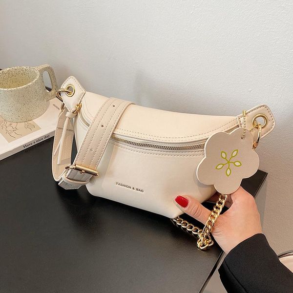 

waist bags design women's luxury beautiful brand packs 2021 small pu leather crossbody chest shoulder bag purses