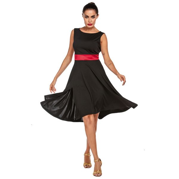 

dance latin casual dresses dress, Black;gray