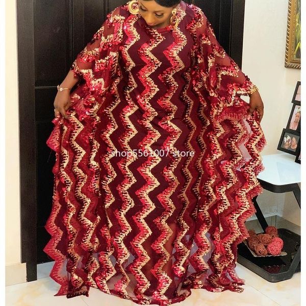 

ethnic clothing 2021 casual print african women dress printing lady clothes dashiki sale africa autumn summer vetsido robe robes africaines, Red