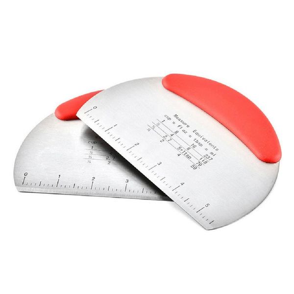 

stainless steel flour cut dough cutter cream smooth cake spatula baking pastry tools scraper kitchen butter knife cu &