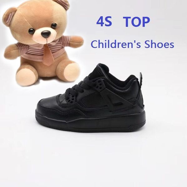 

child basketball shoes university blue 4 4s white oreo sail jumpman bred taupe haze neon mens womens trainers sneakers 26-35