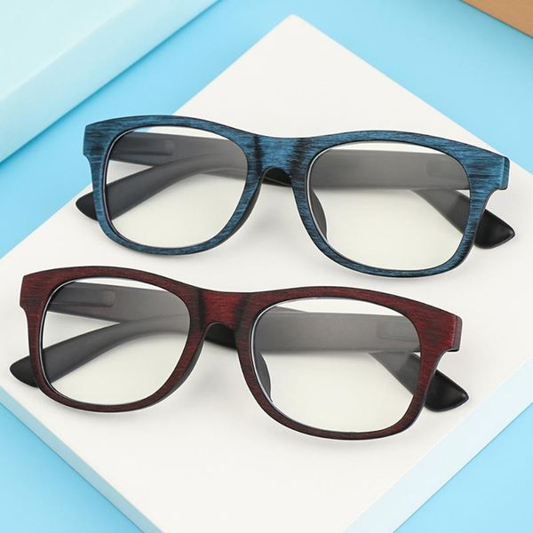 

sunglasses fashion wood grain reading glasses women men ultralight anti blue light eyewear comfortable eye protection presbyopic, White;black