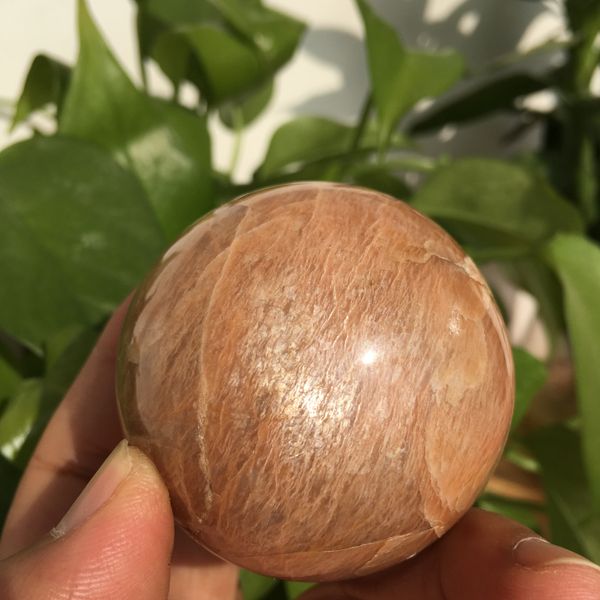 

beautiful natural red moonstone crystal ball natural stone as a gift